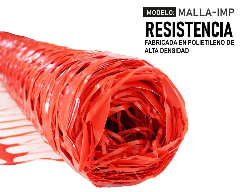 Malla De Seguridad Plastica Para Delimitar Áreas Marca LICA