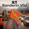 Banderín Vial Impermeable Fluorecente Con Reflejante Marca LICA