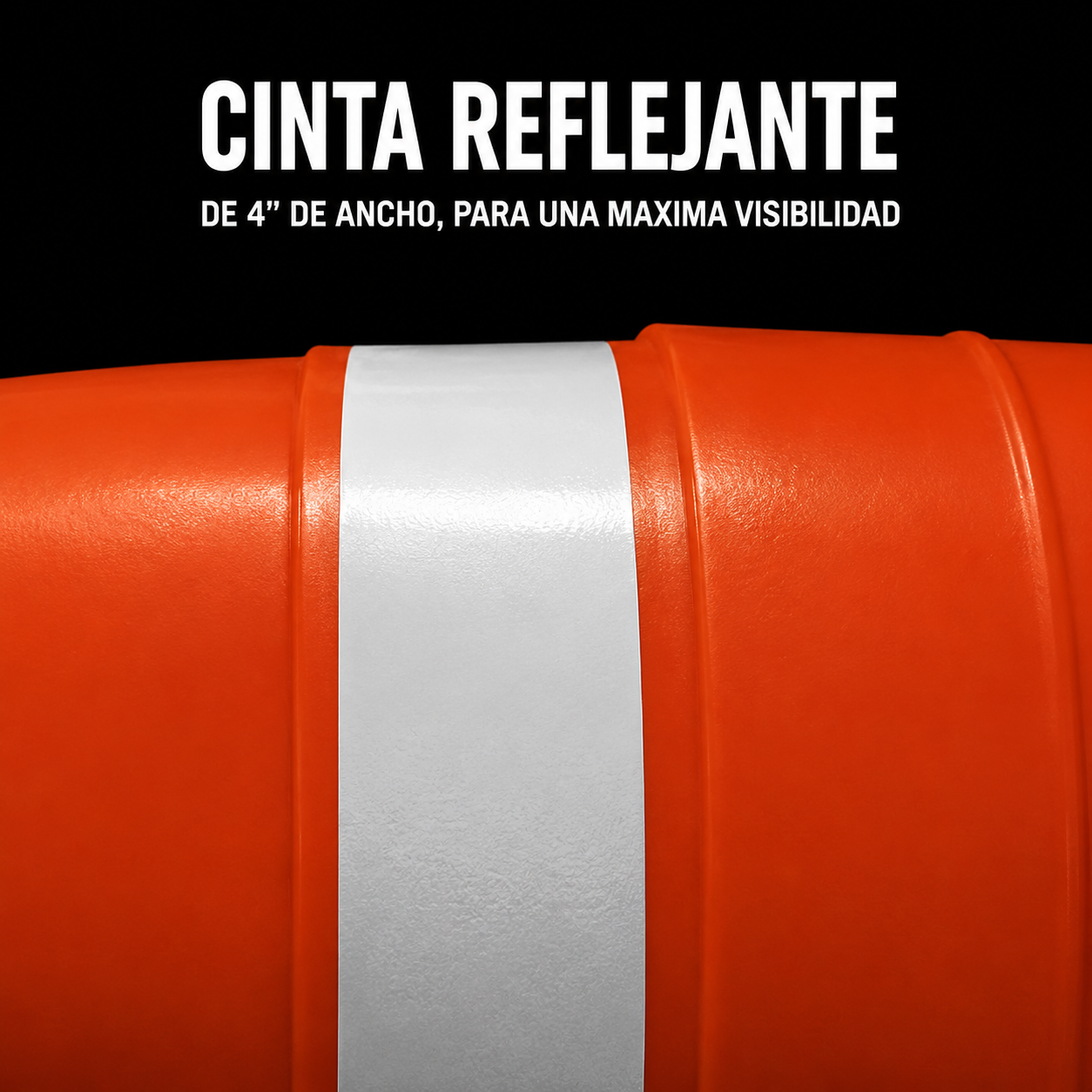 Barril Vial Trafitambo Marca Lica Con 2 Reflejantes