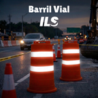 Barril Vial Trafitambo Marca Lica Con 2 Reflejantes