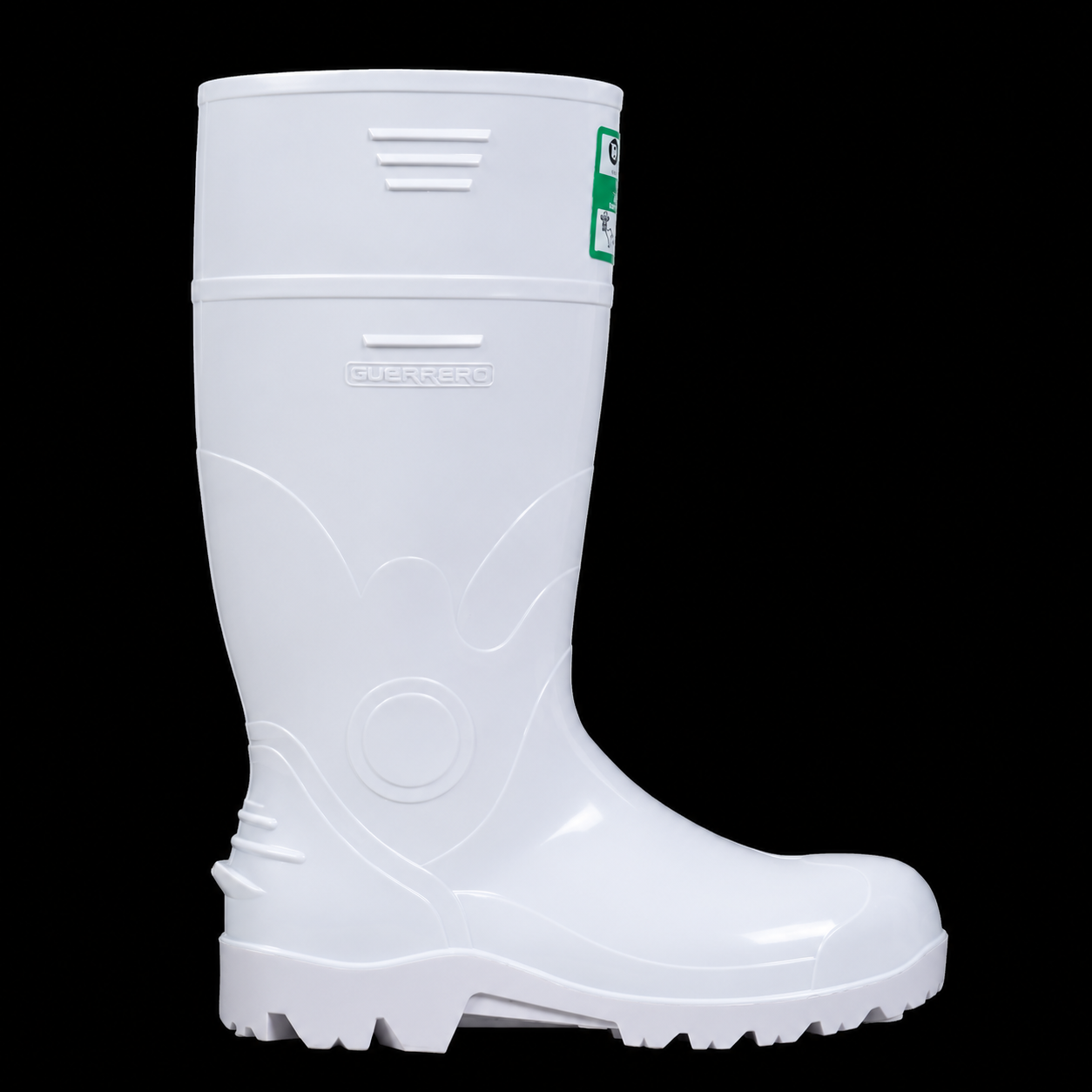 Bota De PVC Guerrera Acidos Grasos Con Puntera De Metal Marca Robusta