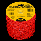 Cadena Plástica Roja de 50MTS Modelo CPL-50R Marca LICA