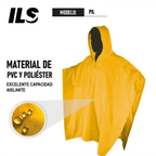 Capa Tipo Poncho Impermeable LICA Amarillo