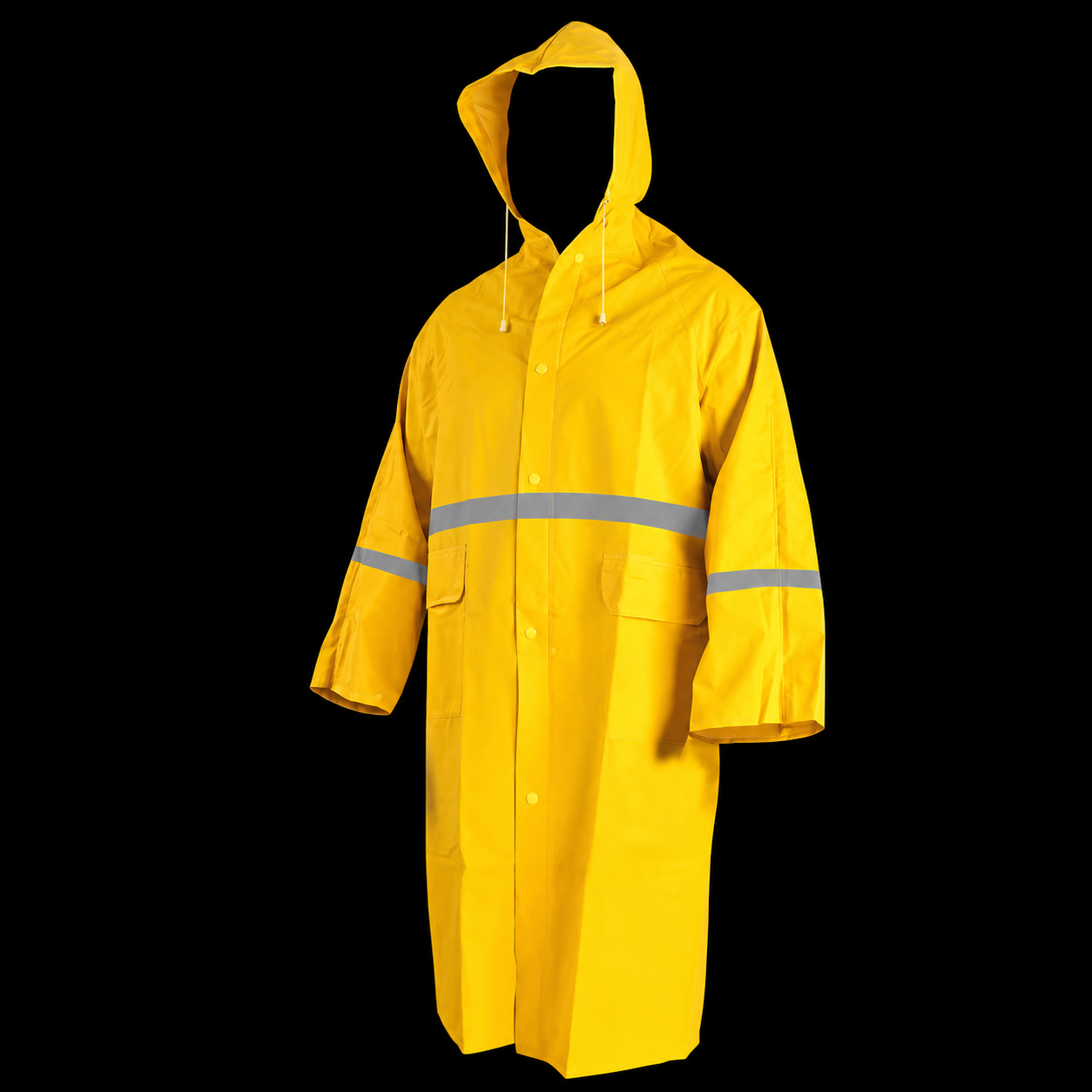 Capa Tipo Gabardina Con Reflectivo Marca LICA
