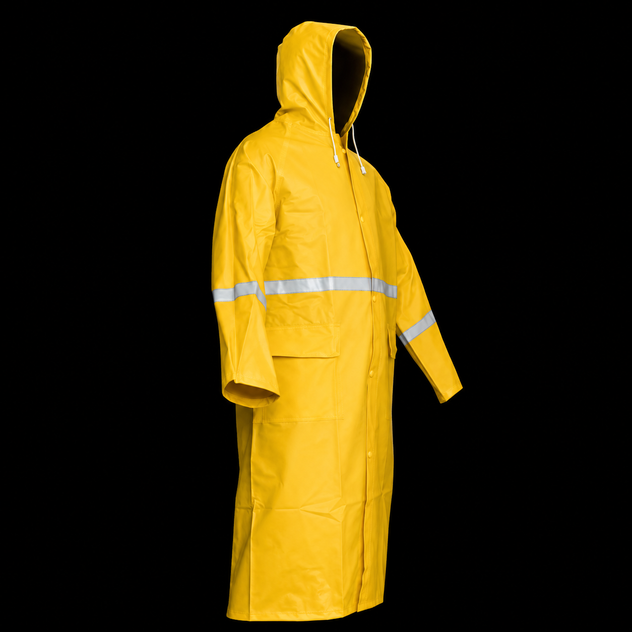 Capa Tipo Gabardina Con Reflectivo Marca LICA