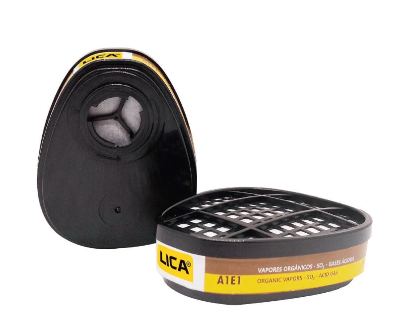 Par De Cartuchos Para Vapores Organicos Y Gases Acidos Compatible CHRL200, R6200,R6800,DP-780