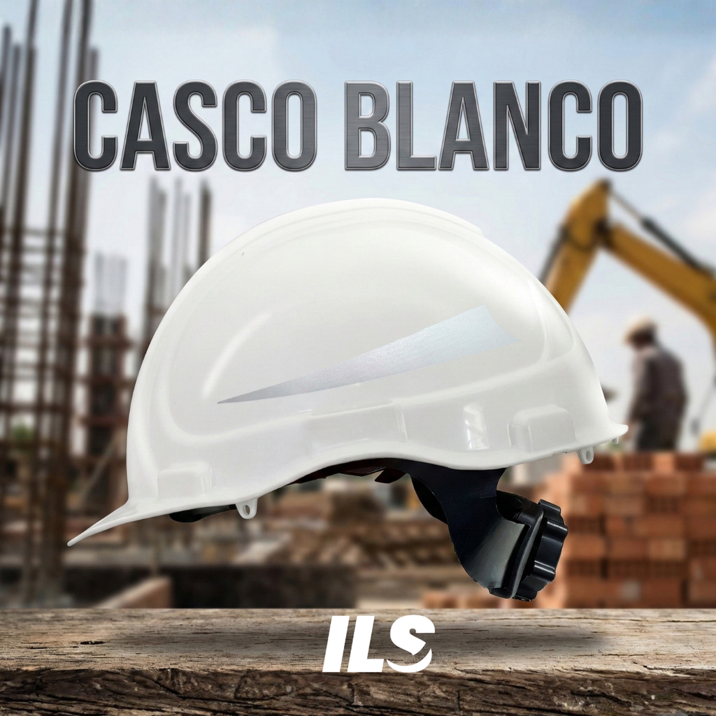Casco Blanco Con Suspensión De Matraca Marca LICA
