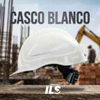 Casco Blanco Con Suspensión De Matraca Marca LICA