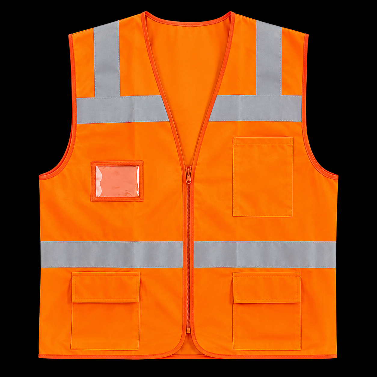 Chaleco Rescatista Anaranjado Modelo CLR-4001 Marca LICA