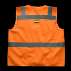 Chaleco Rescatista Anaranjado Modelo CLR-4001 Marca LICA