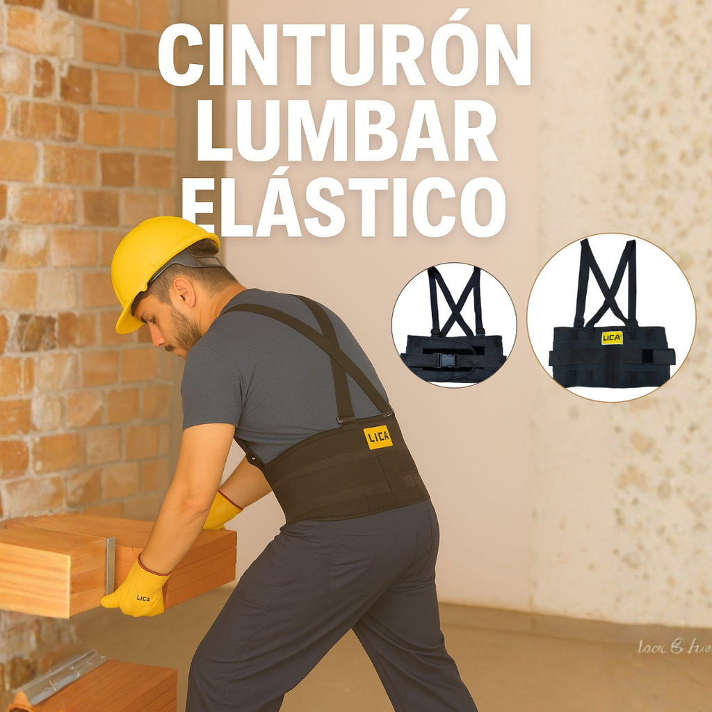 Cinturón Lumbar Elástico Modelo FL800 Marca LICA