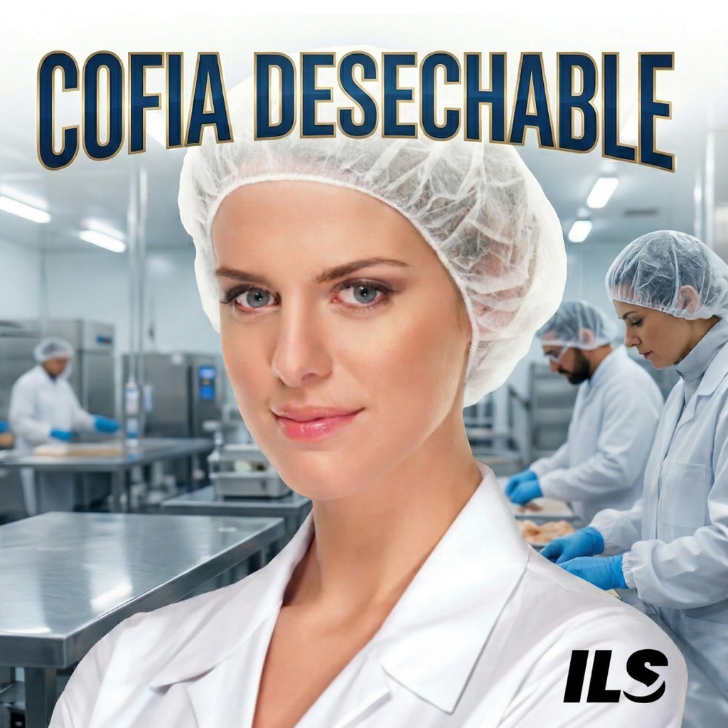 Cofia Desechable Plisada Marca LICA Caja Con 100 PZAS