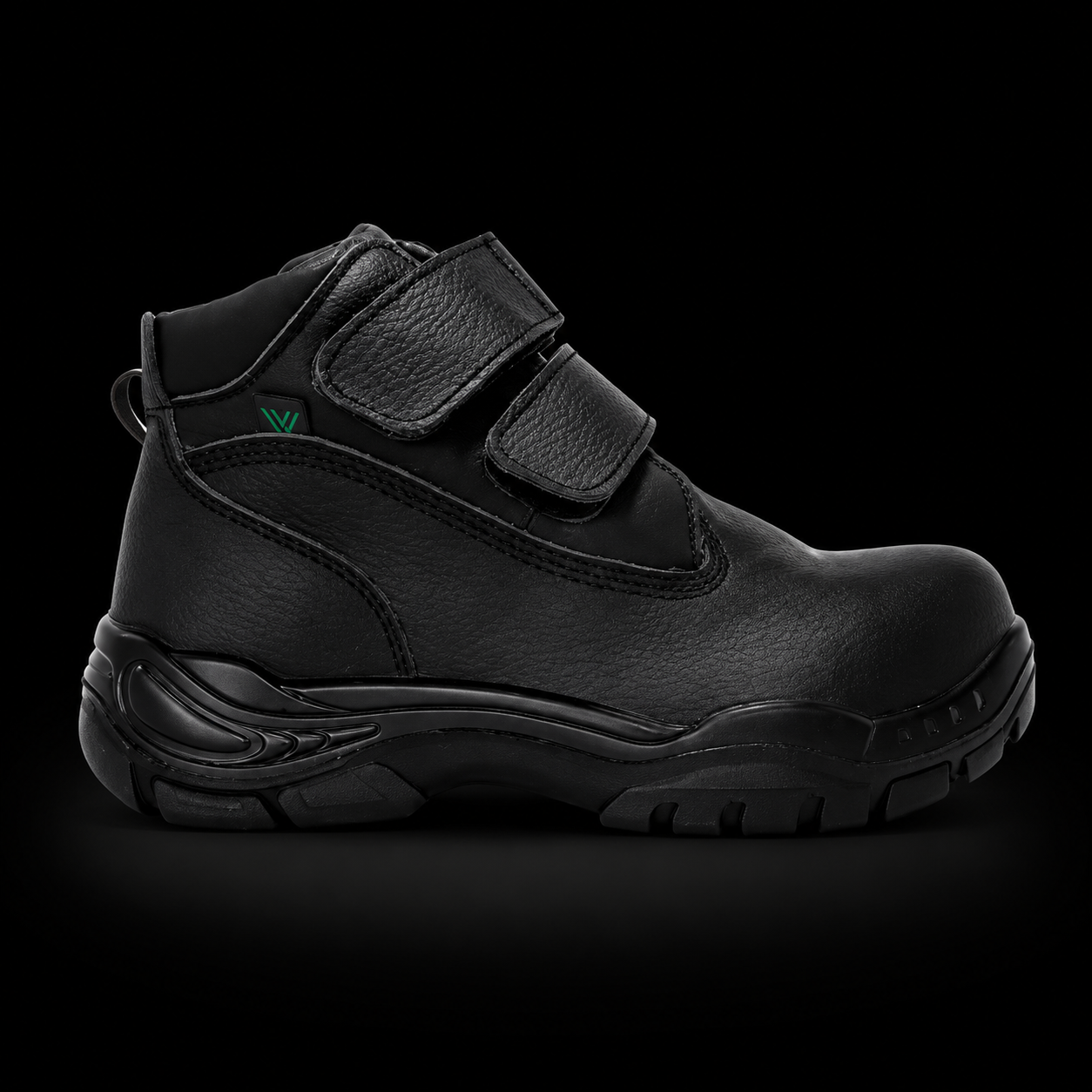 Zapatos De Seguridad Borcegui Diabético Negro Con Puntera De Policarbonato