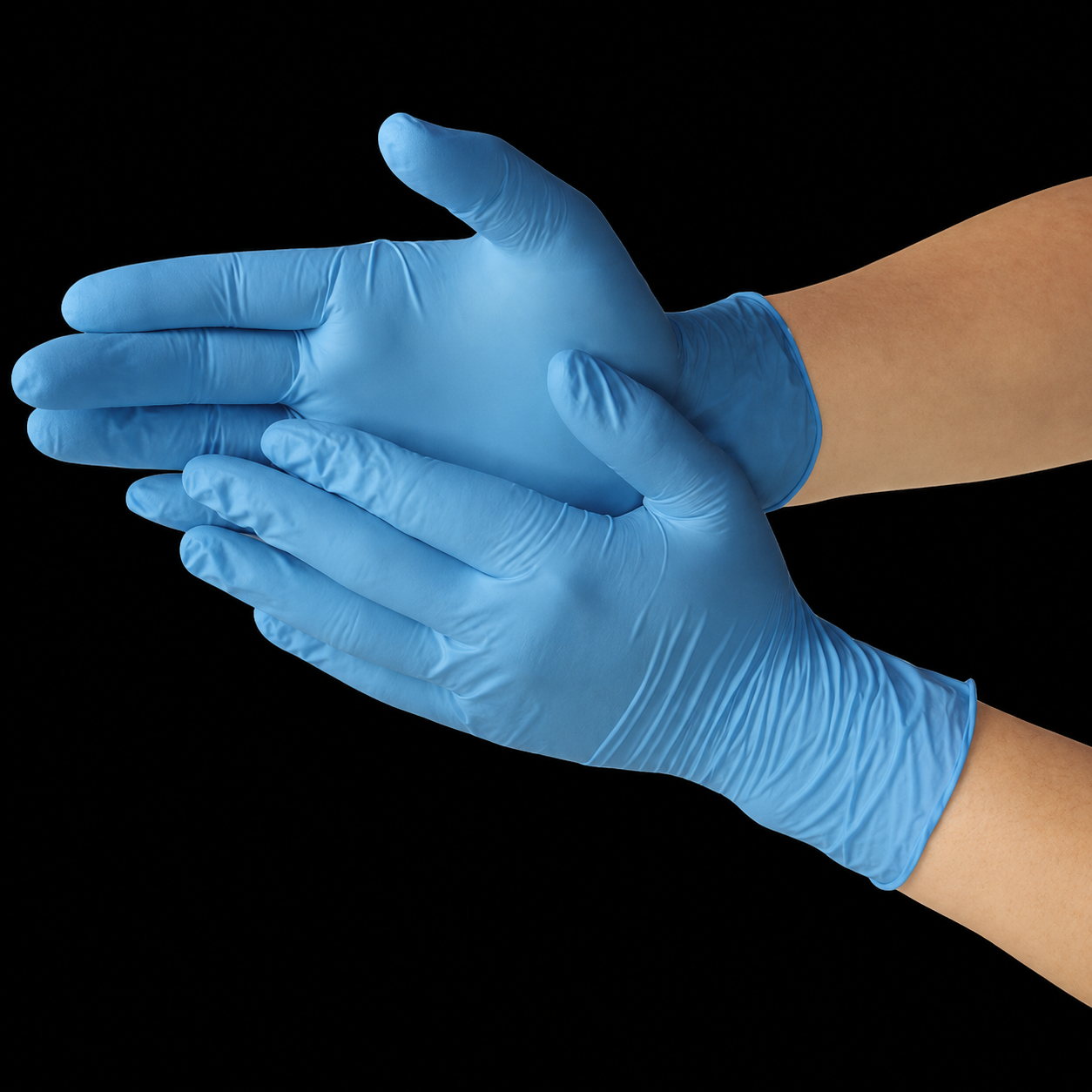 Caja con 100 Guantes Desechables De Nitrilo Con Dedos Texturizados Marca Ansell Edge