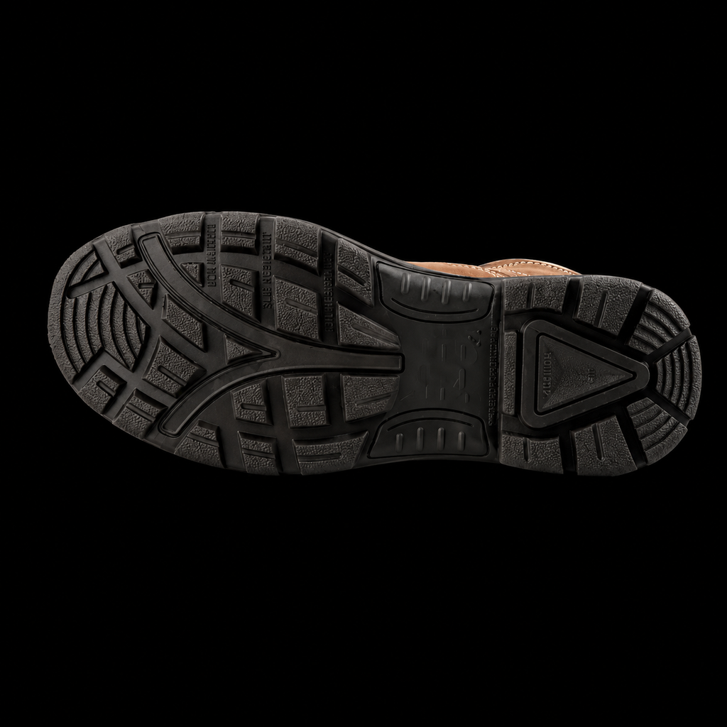 Zapatos De Seguridad Intrepid Café Con Puntera De Composite Dieléctrico Marca VANVIEN
