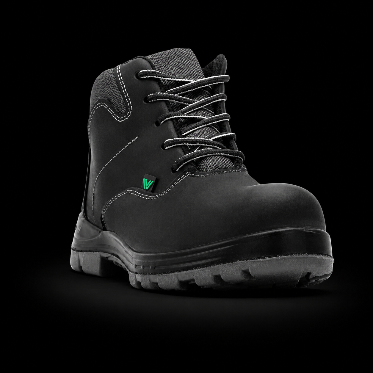 Zapatos De Seguridad Intrepid Negro Dieléctrico Con Puntera De Policarbonato Marca VANVIEN