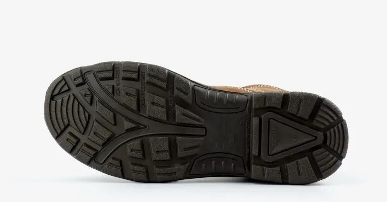 Zapatos De Seguridad Intrepid Café Con Puntera De Composite Dieléctrico Marca VANVIEN