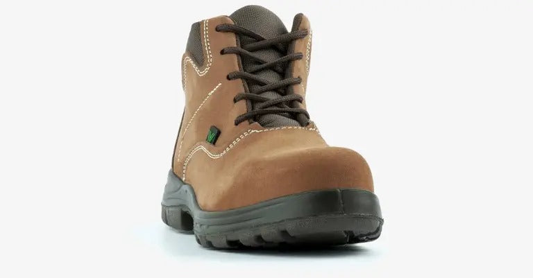 Zapatos De Seguridad Intrepid Café Con Puntera De Composite Dieléctrico Marca VANVIEN