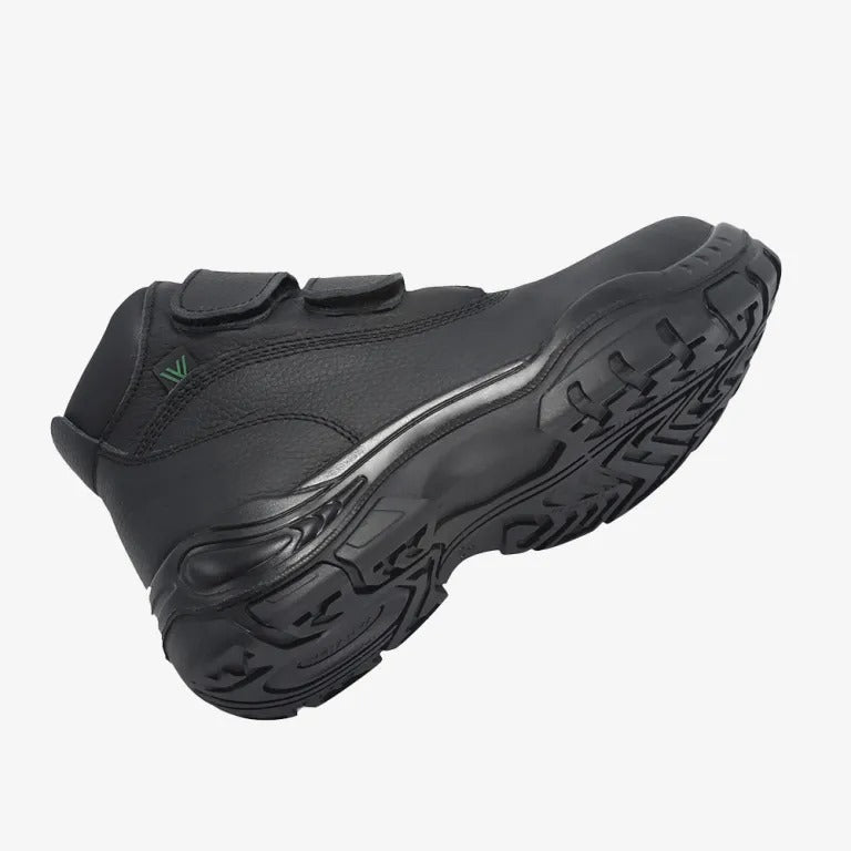 Zapatos De Seguridad Borcegui Diabético Negro Con Puntera De Policarbonato