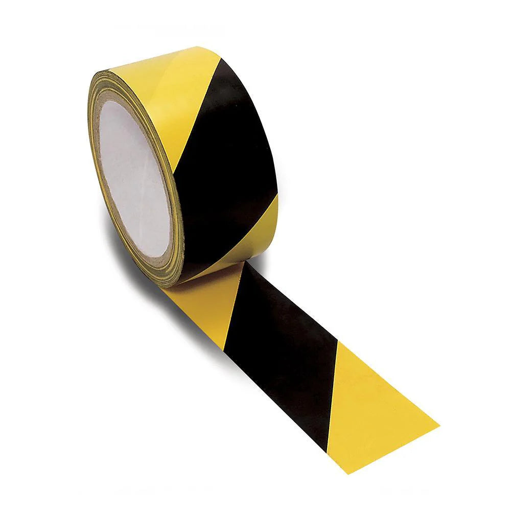 Cinta De Marcaje De Áreas Amarillo - Negro Marca LICA 2 33 MTS