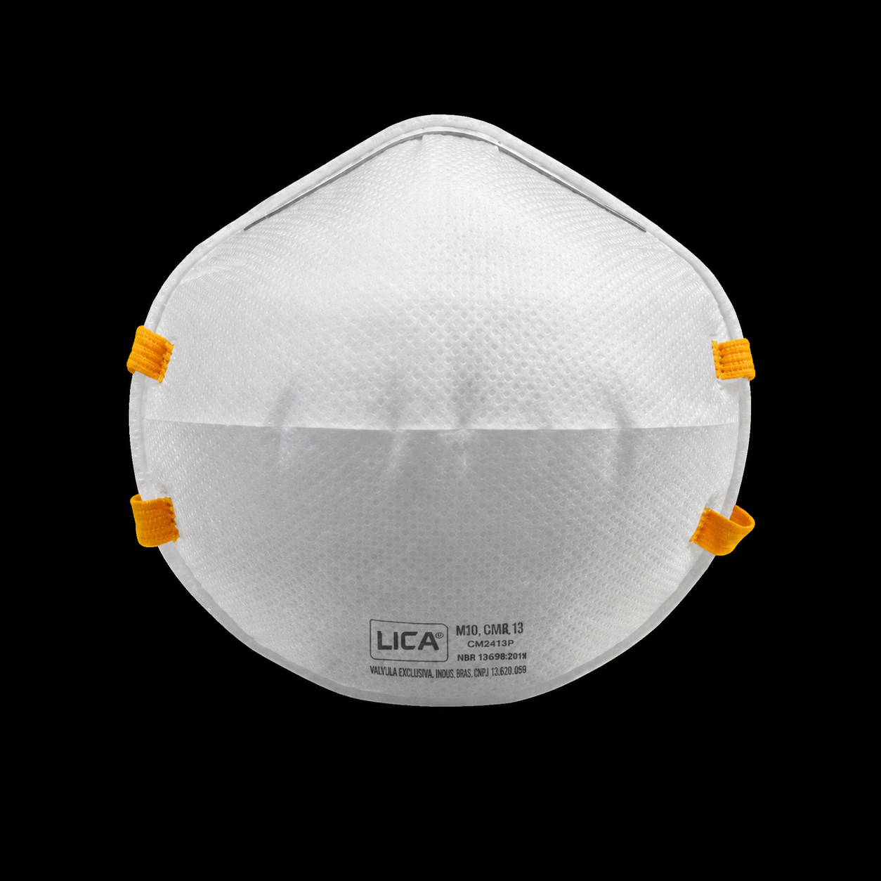 Marcarillas Respiratorias Tipo Concha Con Almohadilla Y Clip Nasal KN95 (Caja 20 Und)