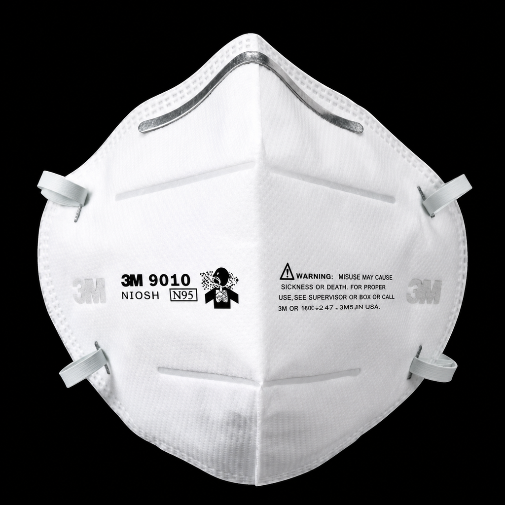 Mascarillas KN95 Plegable Polvos/Neblinas Marca 3M (Caja 50 Unds)