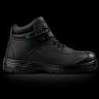 Zapatos de seguridad Omega Negro de cuero con Puntera de Komposite