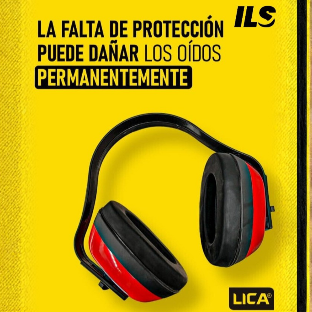Protector Auditivo Orejera Tipo Concha 24 dB Marca LICA