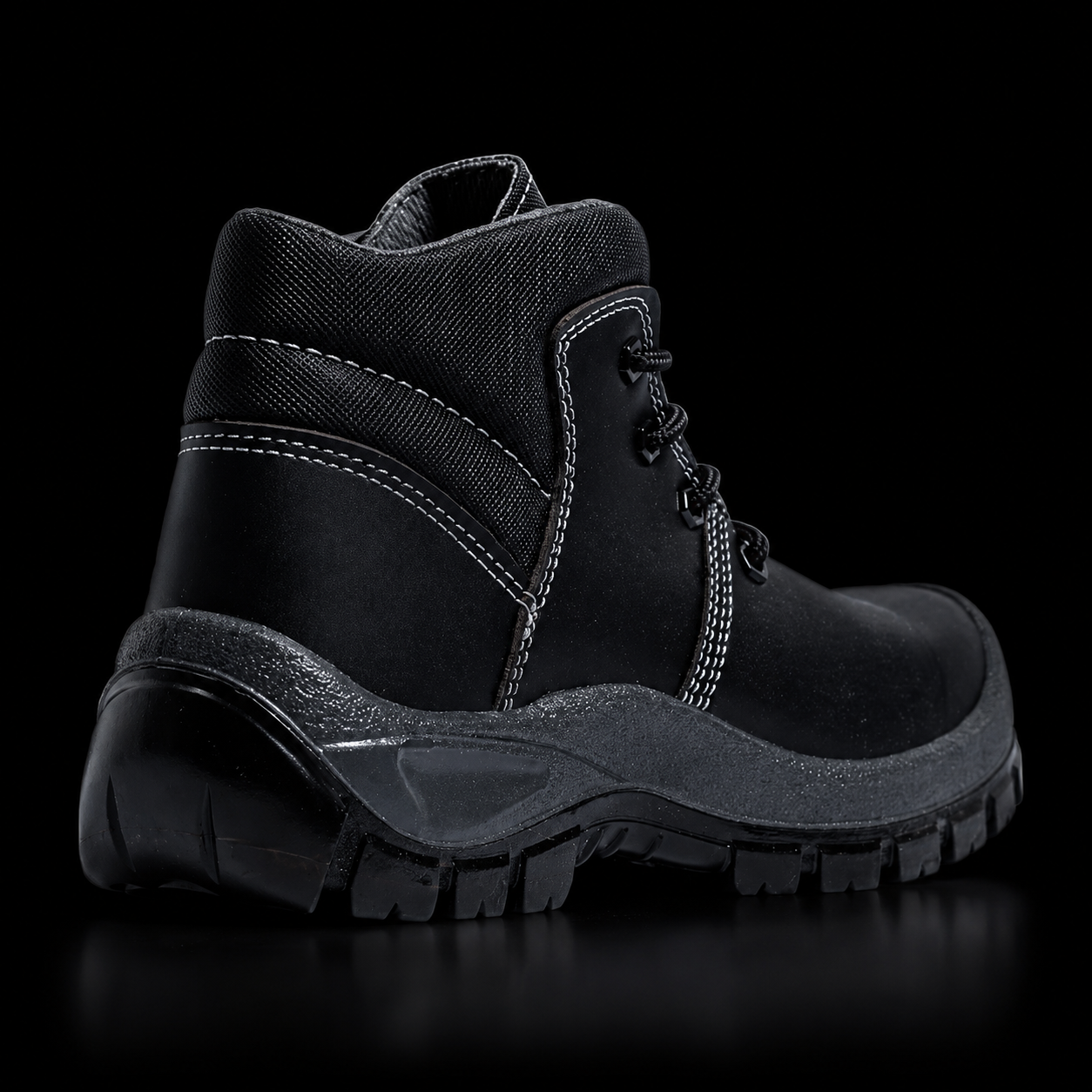 Zapatos De Seguridad Dieléctricos Marca Robusta Modelo Patrol Color Negro De Micropiel Y Puntera De Composite