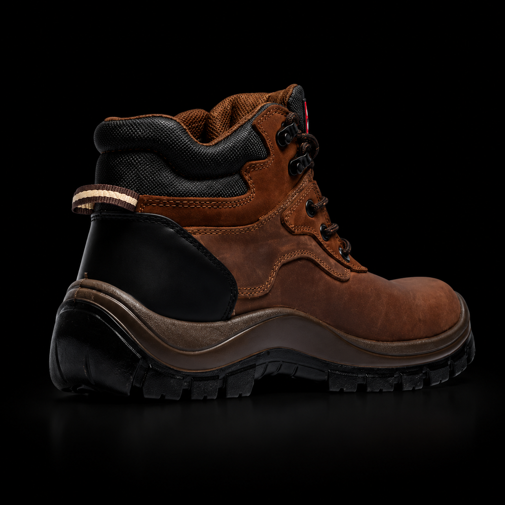 Zapatos De Seguridad Solver Pro Chocolate Marca Robusta