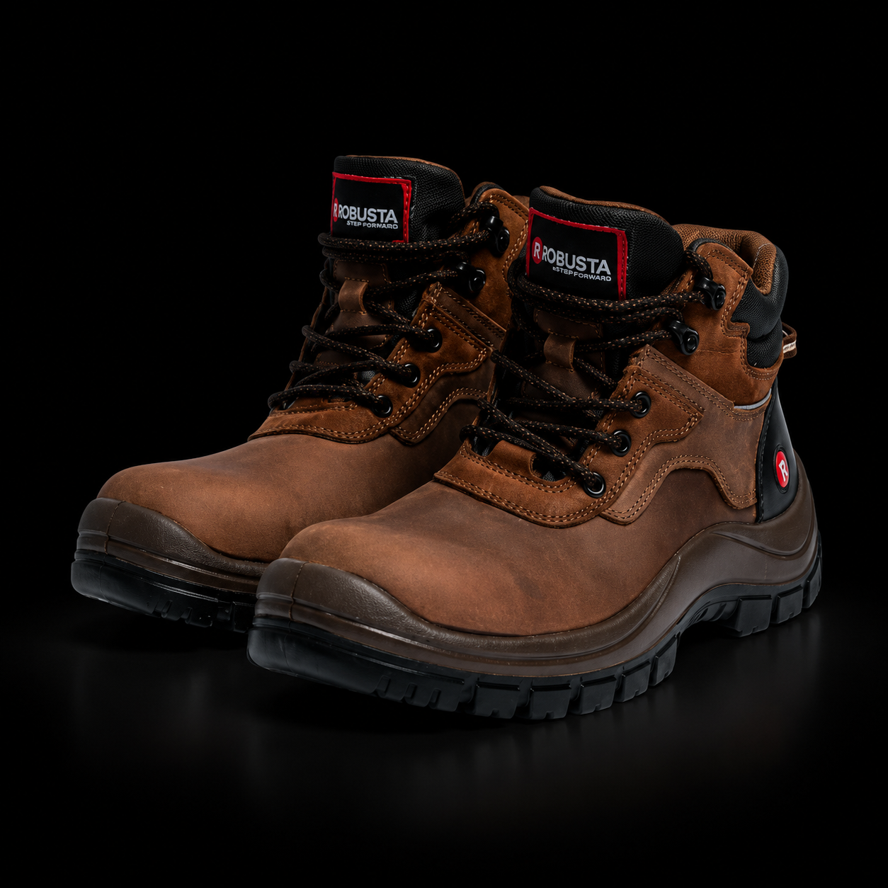 Zapatos De Seguridad Solver Pro Chocolate Marca Robusta