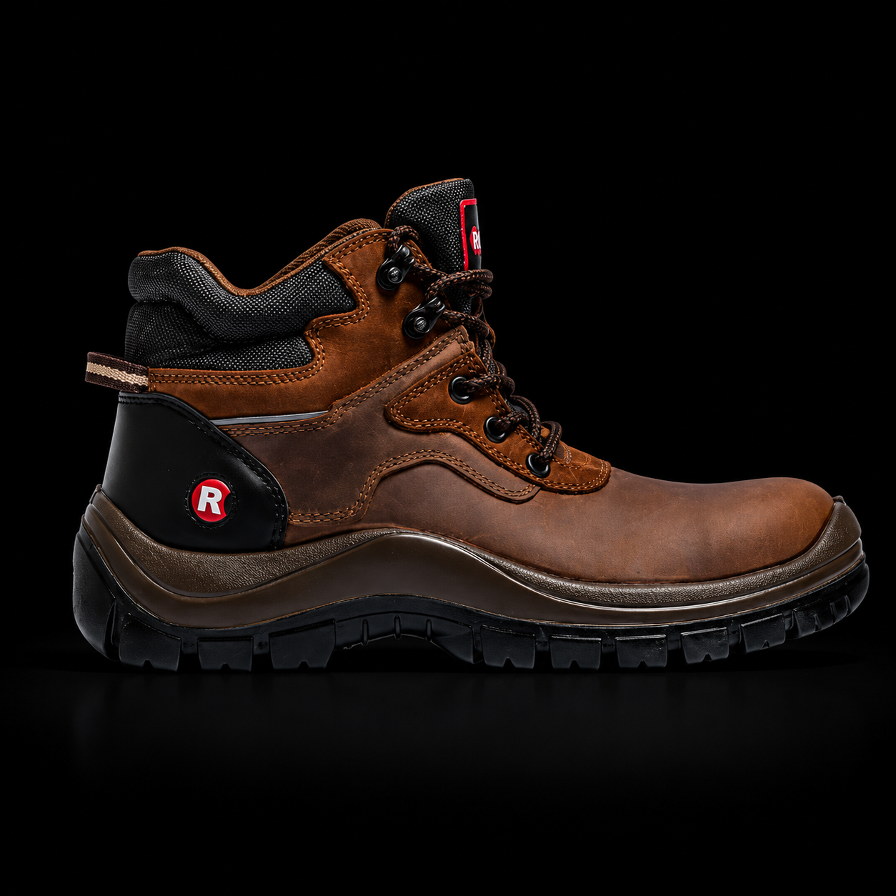 Zapatos De Seguridad Solver Pro Chocolate Marca Robusta