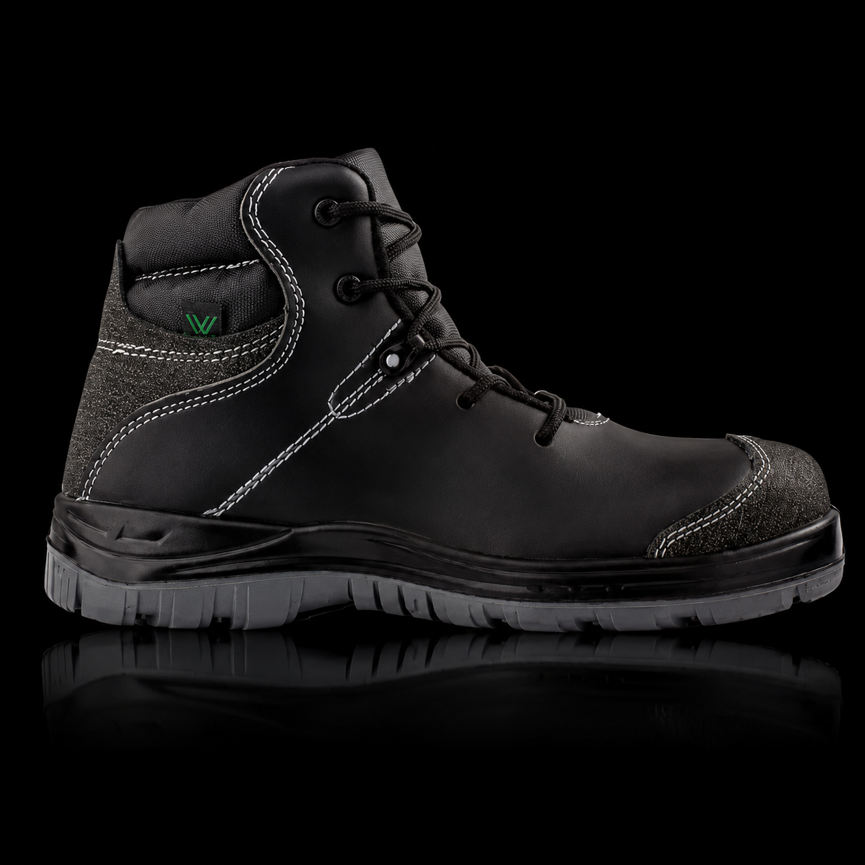 Zapatos de seguridad tipo borceguí SX1, marca VANVIEN, dieléctrico, con puntera de komposite