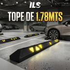 Tope De 1.78mts Para Estacionamiento