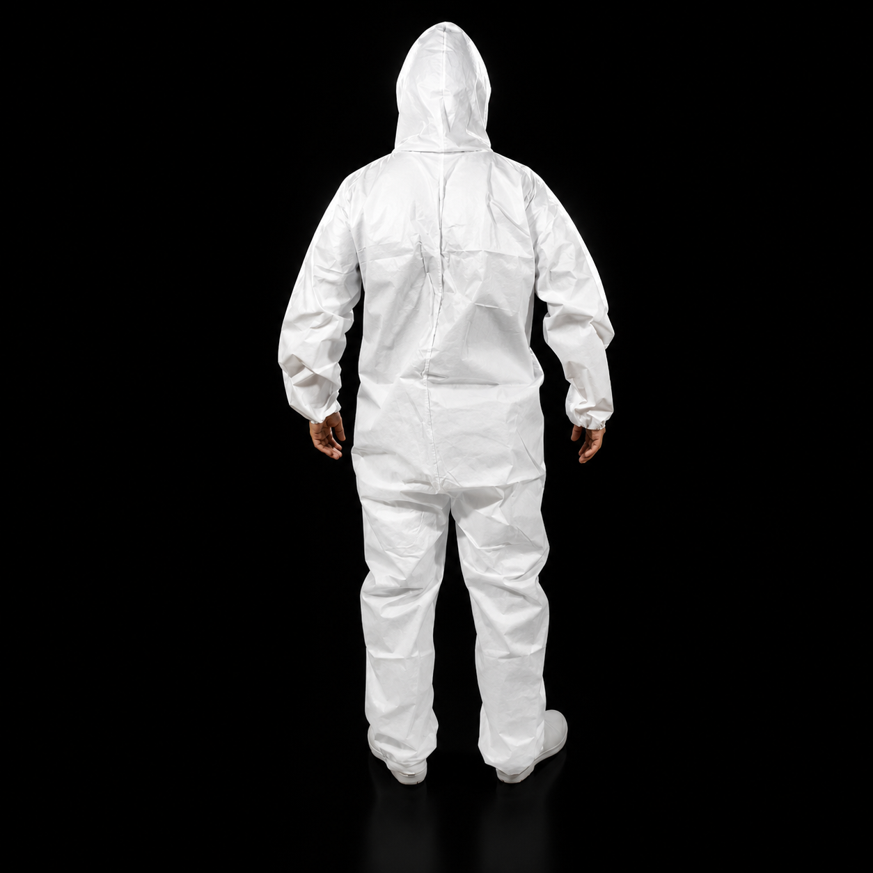 Traje Desechable De Protección Con Capucha Blanco Marca LICA
