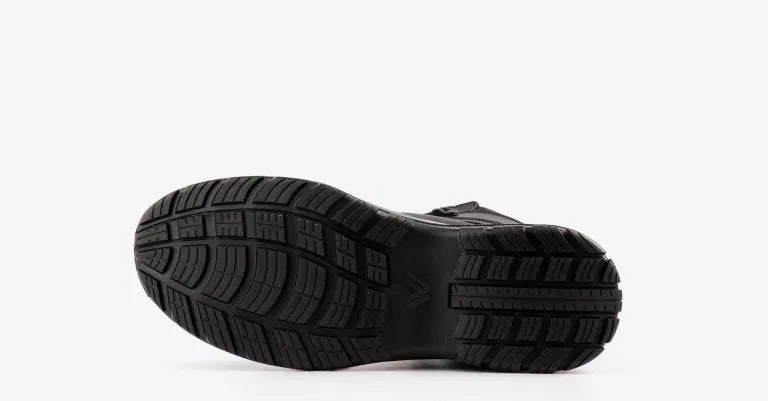 Zapatos de seguridad Omega Negro de cuero con Puntera de Komposite