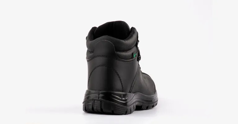 Zapatos de seguridad Omega Negro de cuero con Puntera de Komposite