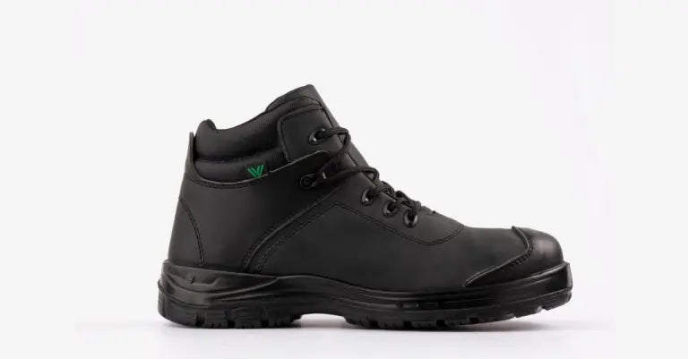 Zapatos de seguridad Omega Negro de cuero con Puntera de Komposite