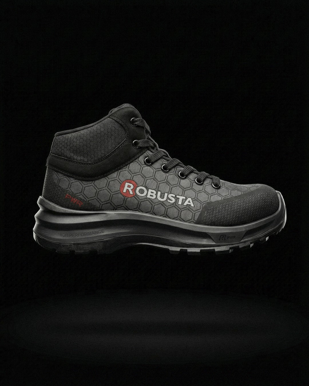 Tenis Seguridad Dieléctrico Robusta Power One Negro, Puntera Policarbonato