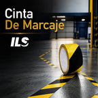 Cinta De Marcaje De Áreas Amarillo - Negro Marca LICA 2 33 MTS