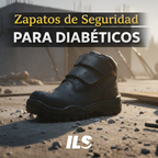 Zapatos De Seguridad Borcegui Diabético Negro Con Puntera De Policarbonato