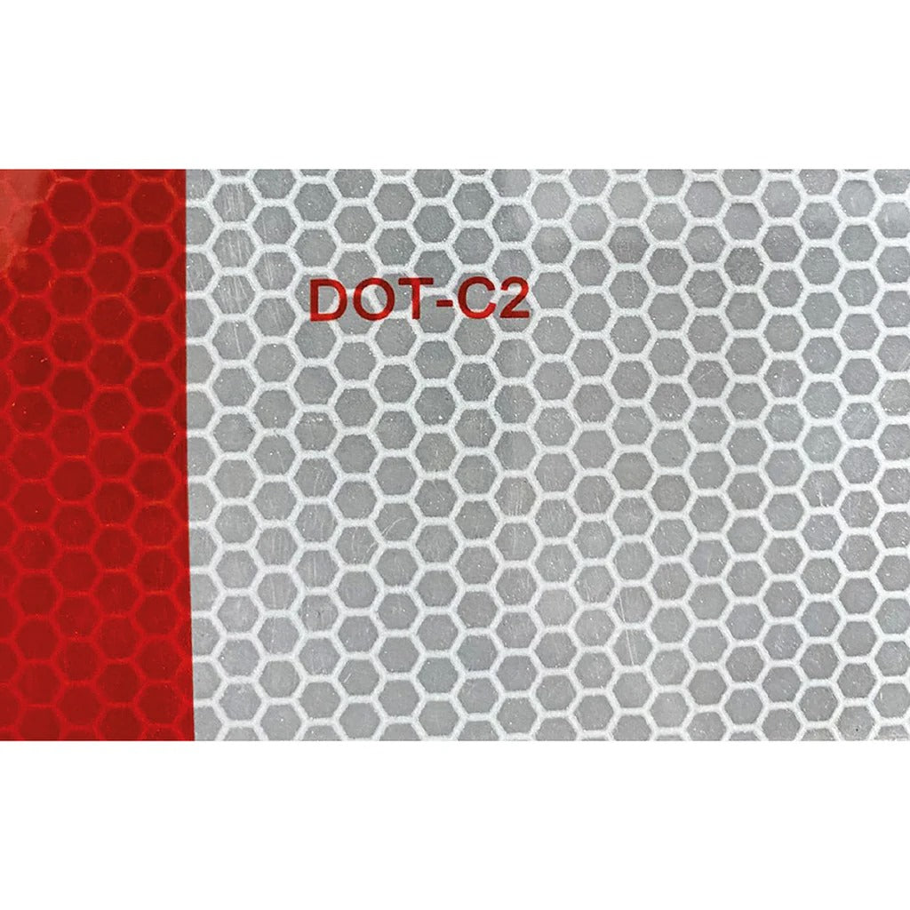 Cinta Delimitadora Roja y Plateada De 45cm