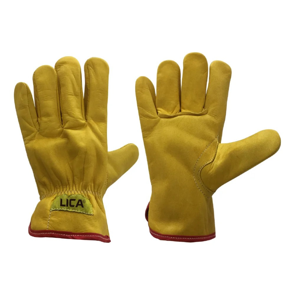 Guante De Cuero Con Resorte Modelo B183RGL Marca LICA