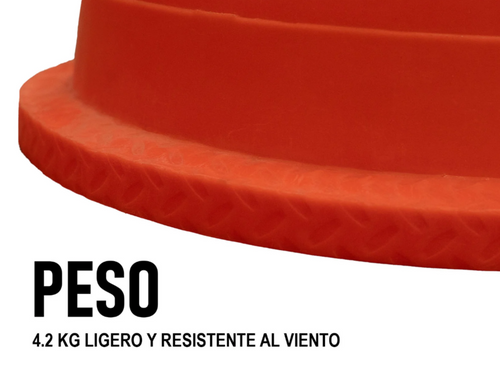 Barril Vial Trafitambo Marca Lica Con 2 Reflejantes