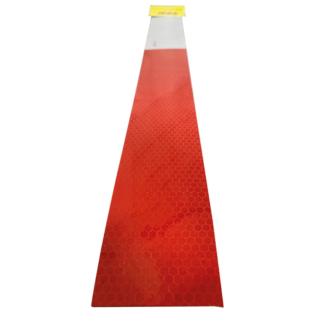 Cinta Delimitadora Roja y Plateada De 45cm