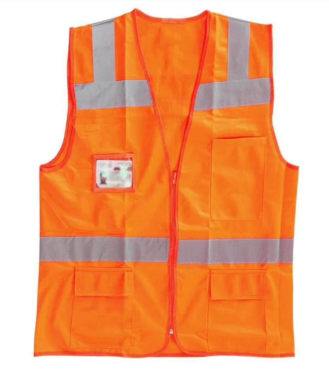 Chaleco Rescatista Anaranjado Modelo CLR-4001 Marca LICA